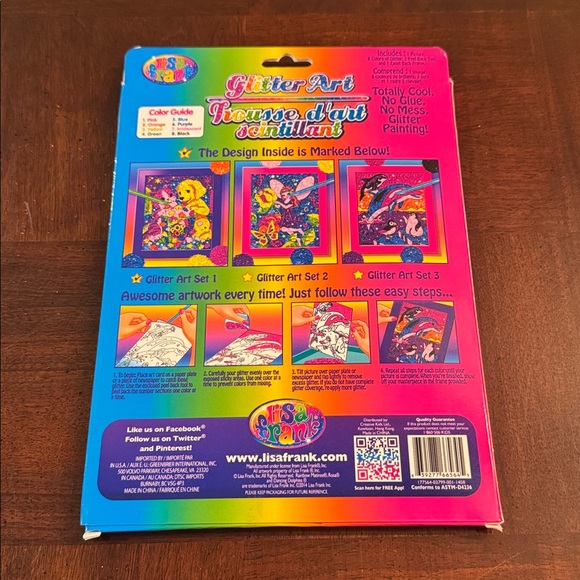 Lisa Frank Glitter Art Kit New Craft - Picture 2 of 3